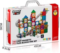 Costruzioni magnetiche pista a biglie - 168 pezzi