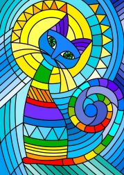 Puzzle Gatto Ornamentale 1000 pezzi ENJOY