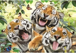 Puzzle Selfie di Tigre 260 Pezzi