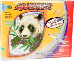 Mosaico panda per bambini