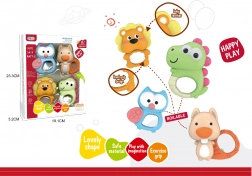 Sonaglini animaletti, set da 4 pezzi