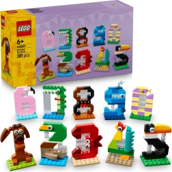 Cifre di compleanno LEGO con animaletti