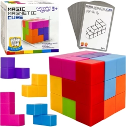 Woopie cubo tetris magnetico con carte delle sfide