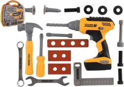 Set di attrezzi per bambini con trapano a batteria