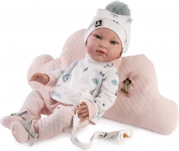 Bambola Neonato Realistica con Corpo in Vinile Completo - 42 cm