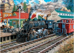 Puzzle EUROGRAPHICS Antica stazione ferroviaria 1000 pezzi