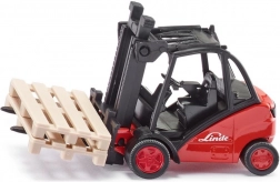 Carrello elevatore LINDE 1:50 – modello in metallo SIKU con pallet