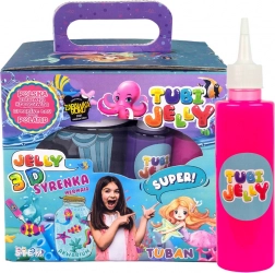 TUBAN TUBI JELLY set da 6 colori con piccolo acquario – sirena