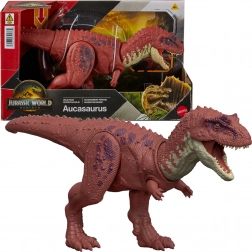 figurina dinosauro jurassic world rebirth aucasaurus 32,5 cm – wild roar di mattel
