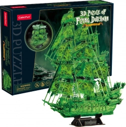 CubicFun puzzle 3D veliero Olandese Volante luminoso al buio