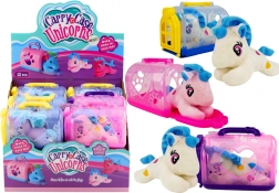 Piccolo unicorno con borsa - Giocattolo di peluche