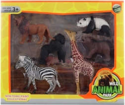Set di animali selvatici in plastica per bambini