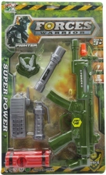 Set militare per bambini 30 cm con effetti luminosi e sonori