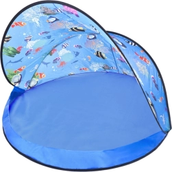 Tenda per bambini con stampa di pesciolini blu