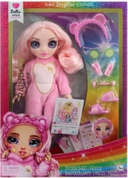 Burattino Rainbow High Junior per la festa in pigiama, Rosa Bella