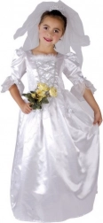Costume da sposa di carnevale, taglia 120-130 cm