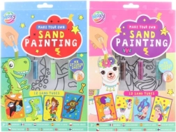 Set creativo di pittura con sabbia