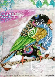 Puzzle Ravensburger Uccello astratto 1000 pezzi