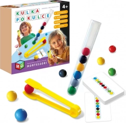 Gioco educativo Montessori Pallina dopo pallina