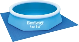 Bestway tappetino per piscina 274 × 274 cm pellicola protettiva