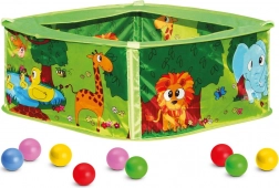 Piscina verde Bino con palline