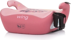 Chipolino rialzo Wing i-Size 125–150 cm con Isofix – Rosa
