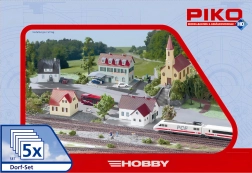 Piko Hobby set di edifici Villaggio, 5 pezzi