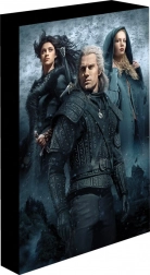 Quadro LED luminoso The Witcher 30 × 40 cm