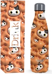 Termos con gatto arancione 500 ml