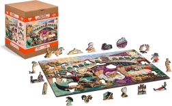 Puzzle in legno WOODEN CITY Carnevale di Venezia 2in1, 300 pezzi