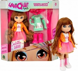 Bambola Unique Eyes – set alla moda con accessori 25 cm