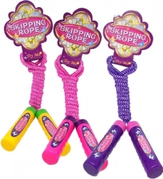 Corda per saltare colorata per bambini con manici in plastica