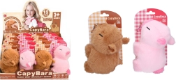Braccialetto di peluche a forma di capibara 16 cm - 1 pezzo