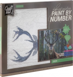 Pittura con diamanti cervo - 40 x 50 cm