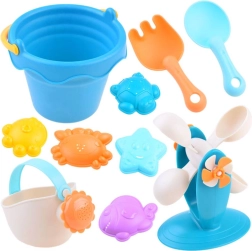 set di stampi morbidi in silicone per sabbia e acqua per bambini