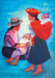 Puzzle BLUEBIRD famiglia peruviana – 1000 pezzi