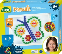 Mosaico a funghetti Lena per bambini – Cristallo