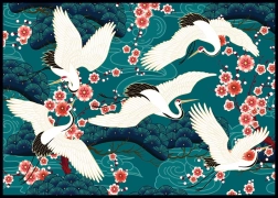 Interdruk Puzzle Giardino Segreto: Gru 1000 Pezzi