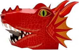 Fiesta Crafts maschera creativa Drago Rosso
