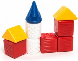 Set fantasia di blocchi di plastica colorati per i più piccoli (9 pz)
