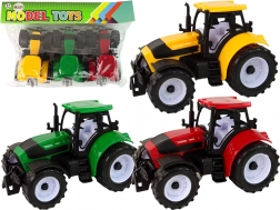 Set di Trattori Agricoli Colorati 3 Pezzi