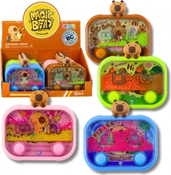 Gioco d’acqua con capibara con biglie e illuminazione