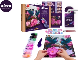 Okto pittura per numeri e modellazione 3D – Hummingbirds in Love 30 × 40 cm