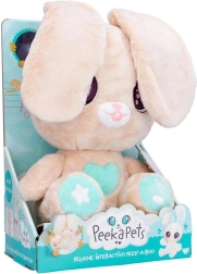 Coniglietto interattivo in peluche Peekapets 45 cm