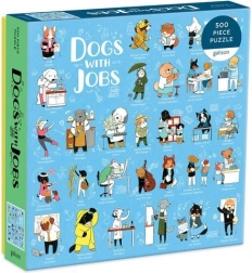 Puzzle Galison Cani al lavoro 500 pezzi