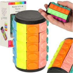 Rompicapo logico cilindro rotante a 5 file