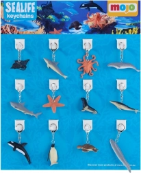 Espositore Mojo con 36 portachiavi – mondo marino
