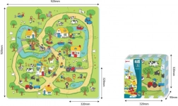 Tappeto puzzle in schiuma Vita di campagna, 9 pezzi, EVA, da 10 mesi