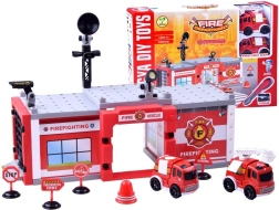 Set di costruzioni stazione dei pompieri, 59 pezzi
