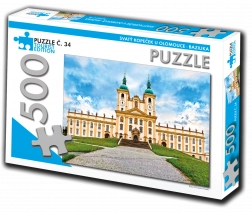Puzzle Tourist Edition Svatý kopeček presso Olomouc – basilica 500 pezzi
